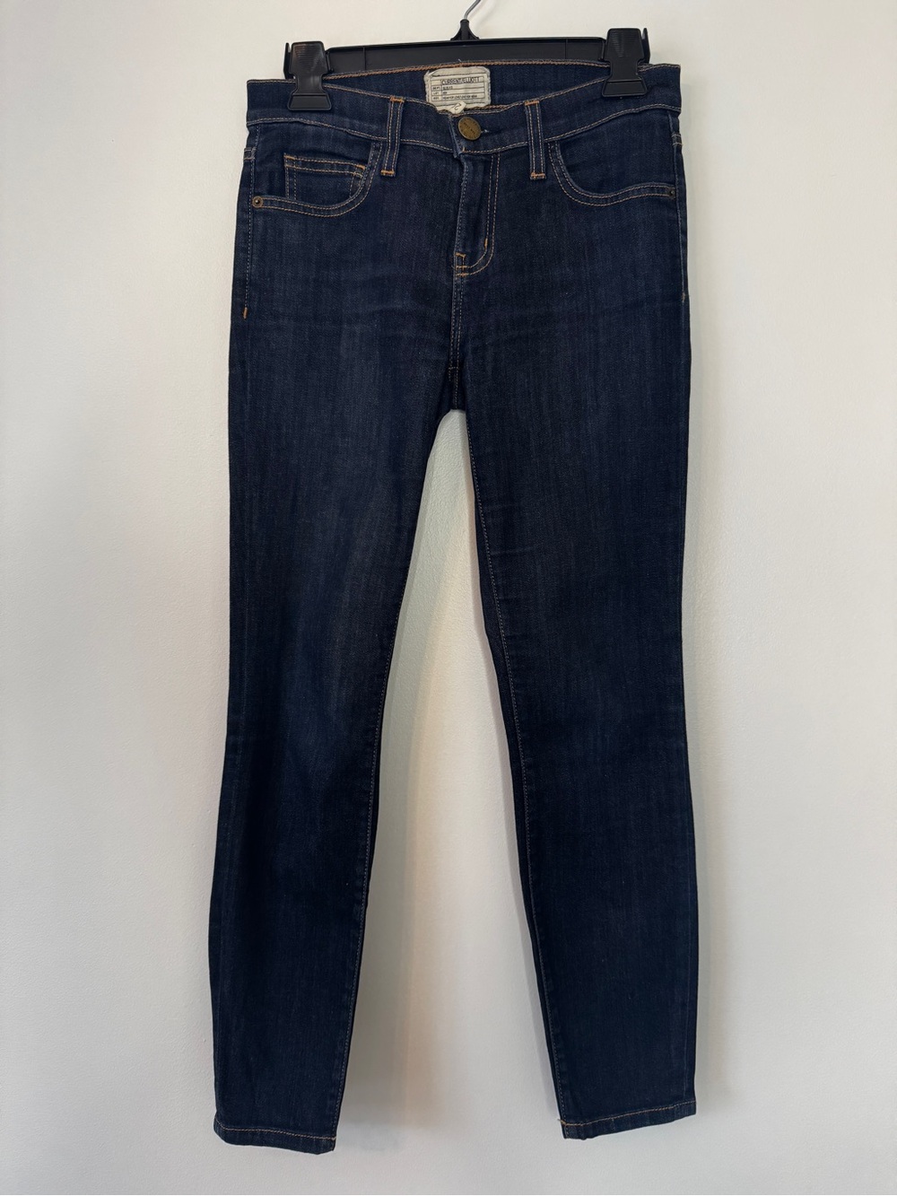 Current/Elliott The Stiletto Skinny Jeans Aged Rince Blue Stretch Denim Sz 26